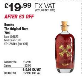 Bumbu The Original Rum 70cl