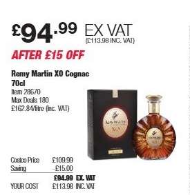 Remy Martin XO Cognac 70cl