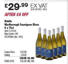 Nobilo Marlborough Sauvignon Blanc 6 x 75cl