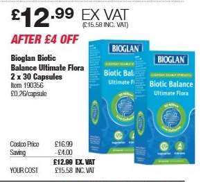 Bioglan Biotic Balance Ultimate Flora 2 x 30 Capsules