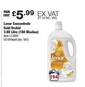 Lenor Concentrate Gold Orchid