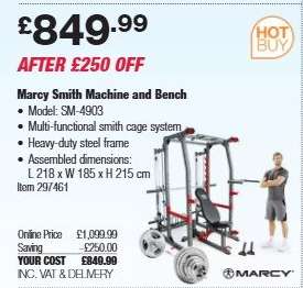 Marcy Smith Machine and Bench