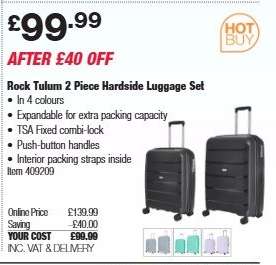 Rock Tulum 2 Piece Hardside Luggage Set