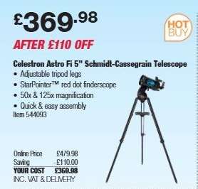Celestron Astro Fi 5” Schmidt-Cassegrain Telescope