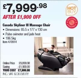 Casada Skyliner III Massage Chair