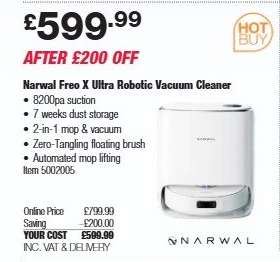 Narwal Freo X Ultra Robotic Vacuum Cleaner