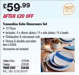 Tramontina Soho Dinnerware Set