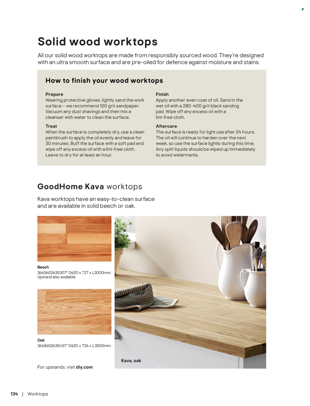 B&Q offer. Page 134