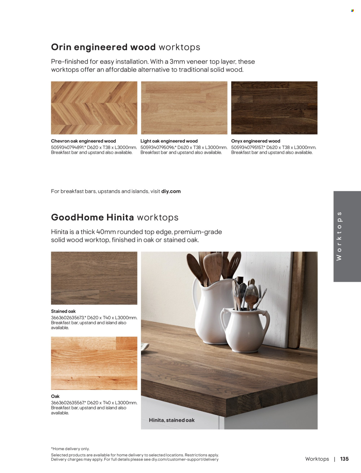 B&Q offer. Page 135