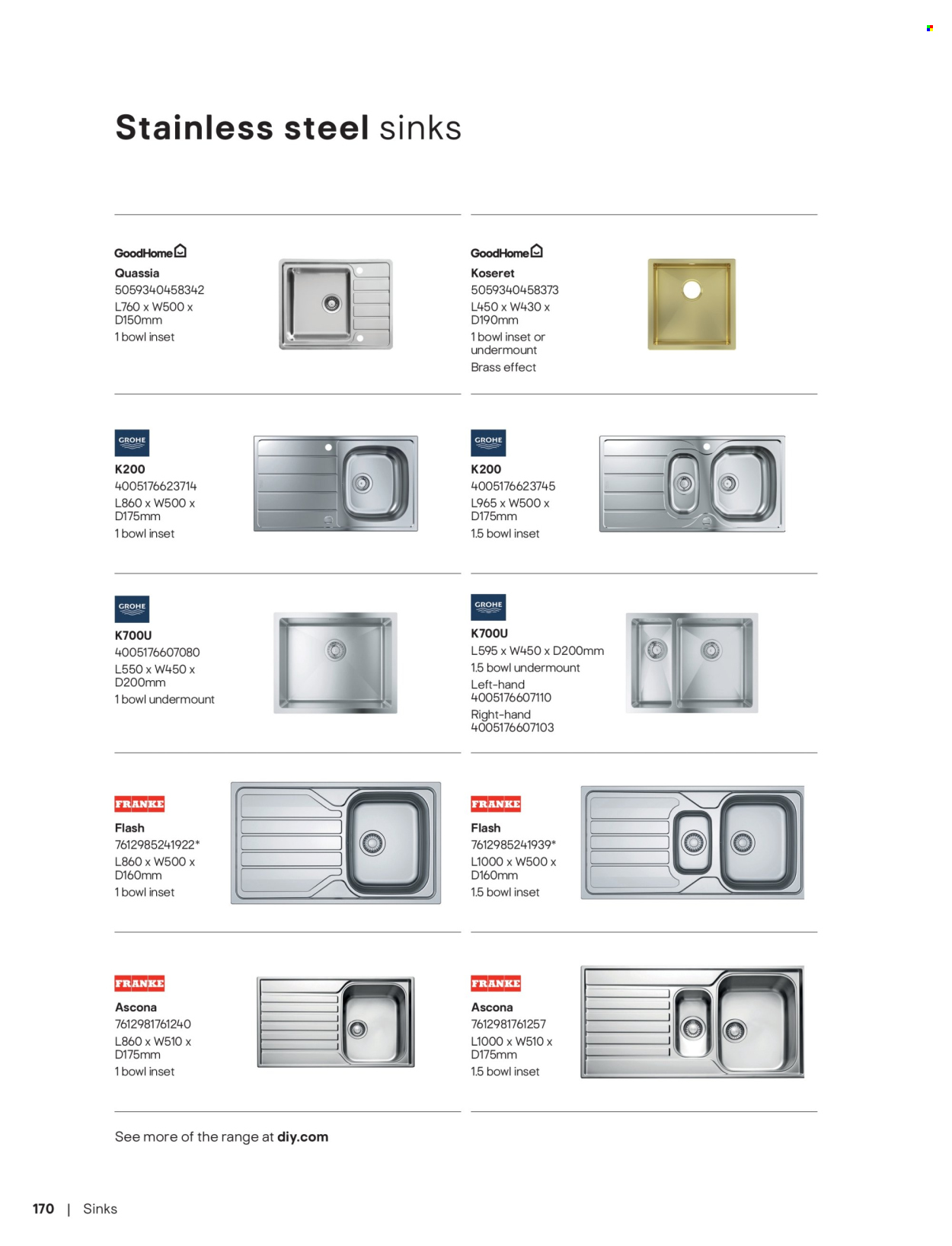 B&Q offer. Page 170