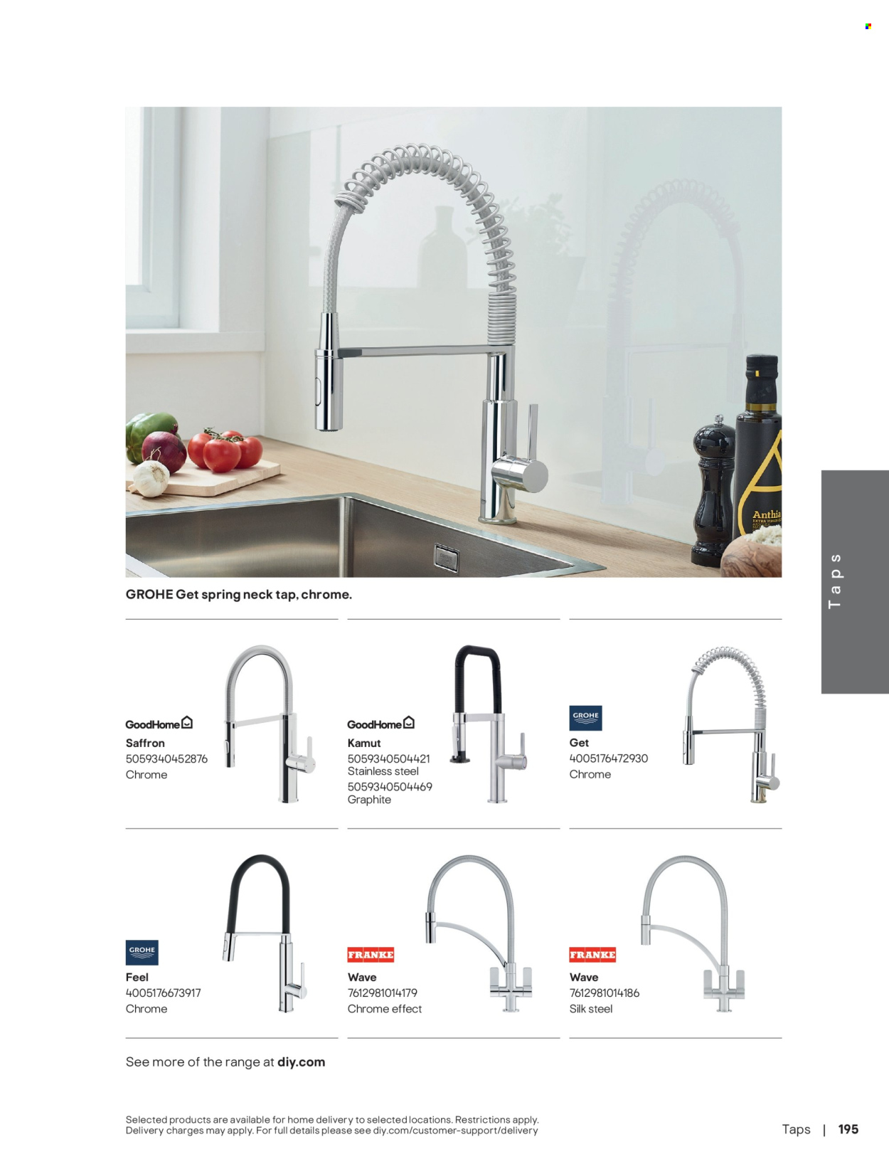 B&Q offer. Page 195