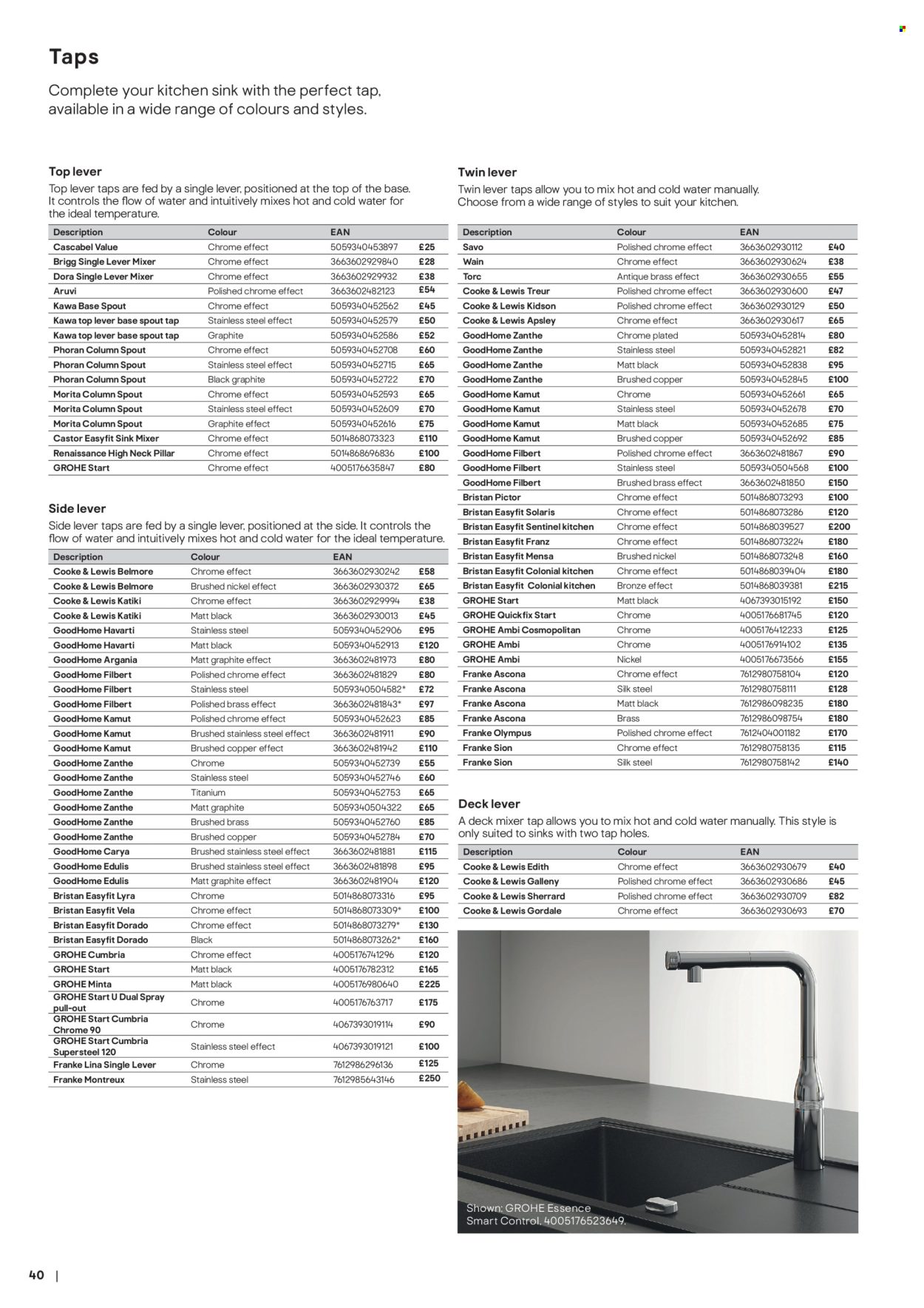 B&Q offer. Page 40