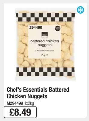 Chef’s Essentials Battered Chicken Nuggets