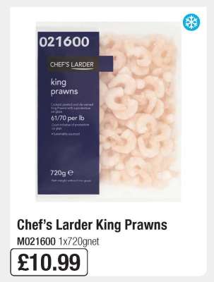 Chef’s Larder King Prawns