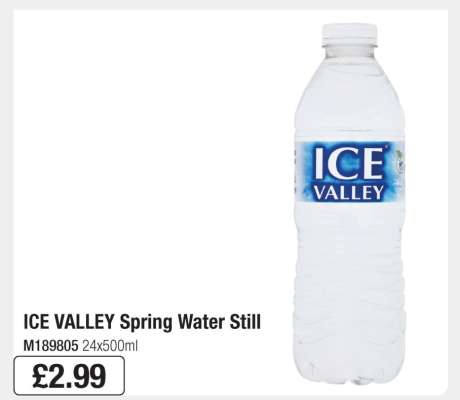 ICE VALLEY Spring Water Still