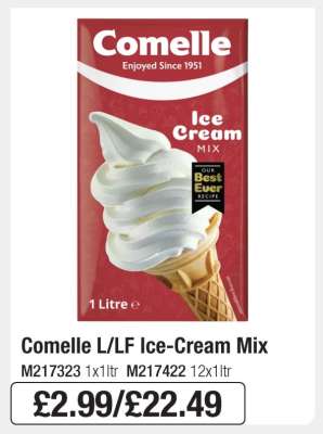 Comelle L/LF Ice-Cream Mix