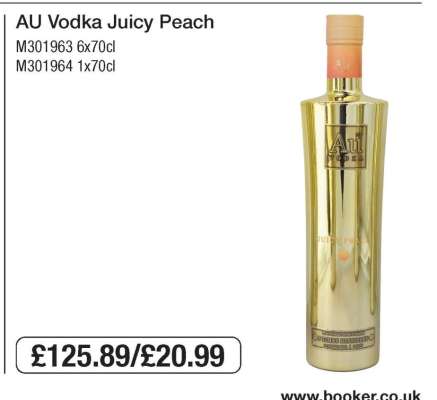 AU Vodka Juicy Peach