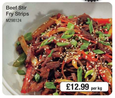 Beef Stir Fry Strips