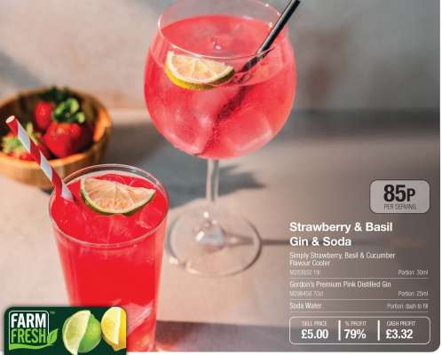 Strawberry & Basil Gin & Soda