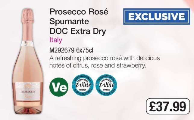 Prosecco Rosé Spumante DOC Extra Dry