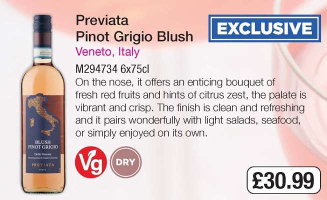 Previata Pinot Grigio Blush