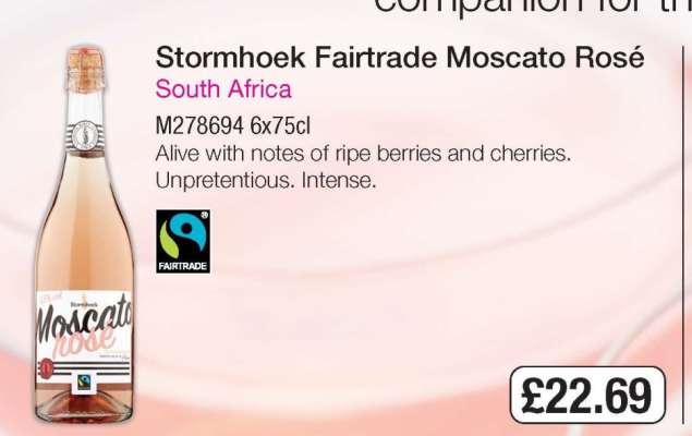 Stormhoek Fairtrade Moscato Rosé