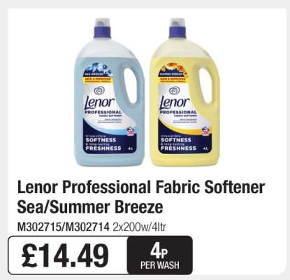 Lenor Professional Fabric Softener Sea/Summer Breeze