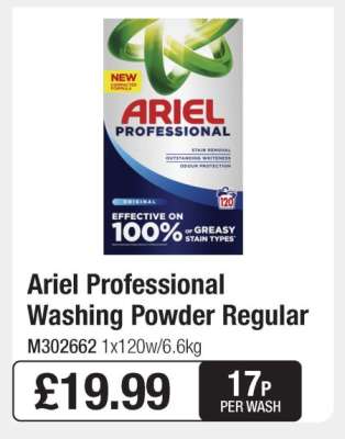 Ariel Professional Washing Powder Regular