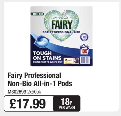 Fairy Professional Non-Bio All-in-1 Pods
