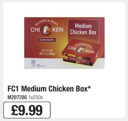FC1 Medium Chicken Box