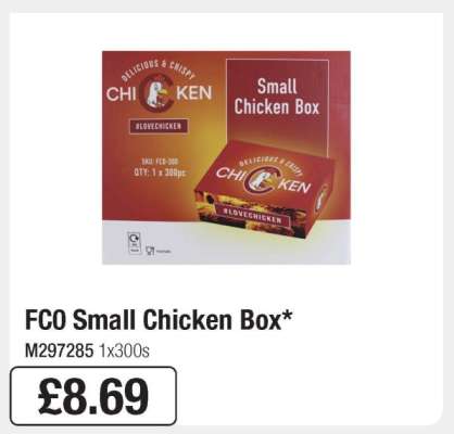 FCO Small Chicken Box