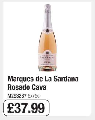 Marques de La Sardana Rosado Cava