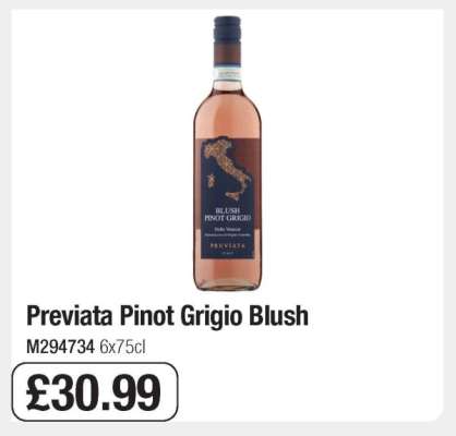 Previata Pinot Grigio Blush