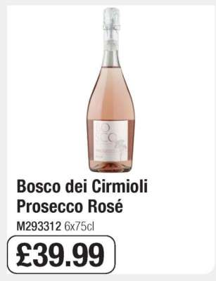 Bosco Dei Cirmioli Prosecco Rosé