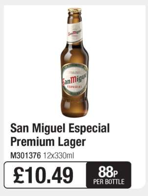 San Miguel Especial Premium Lager