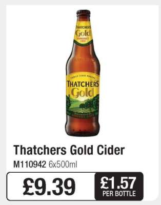 Thatchers Gold Cider