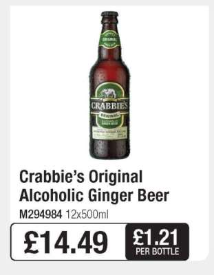 Crabbie's Original Alcoholic Ginger Beer