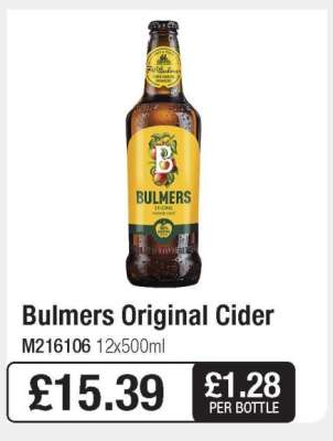 Bulmers Original Cider