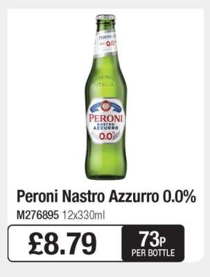 Peroni Nastro Azzurro 0.0%