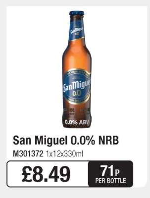 San Miguel 0.0% NRB