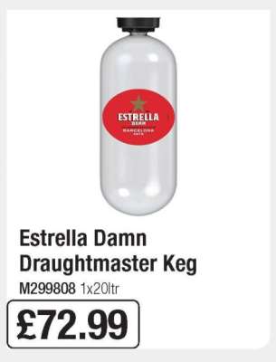 Estrella Damn Draughtmaster Keg