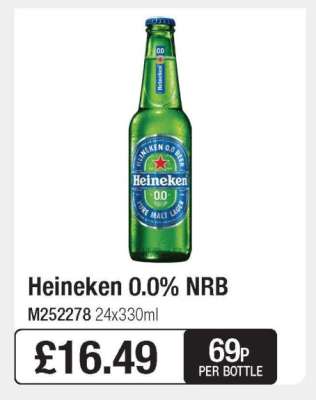 Heineken 0.0% NRB