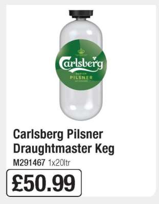 Carlsberg Pilsner Draughtmaster Keg