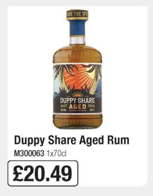 Duppy Share Aged Rum