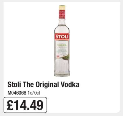 Stoli The Original Vodka