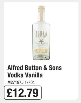 Alfred Button & Sons Vodka Vanilla
