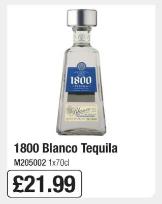 1800 Blanco Tequila