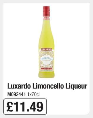 Luxardo Limoncello Liqueur