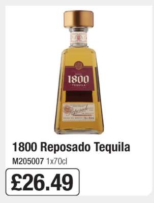 1800 Reposado Tequila