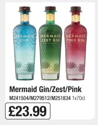 Mermaid Gin/Zest/Pink